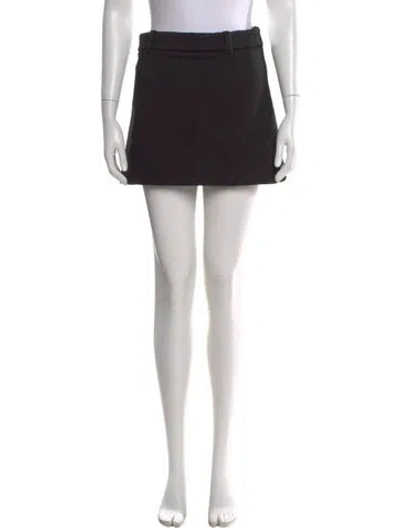 Pre-owned Miu Miu 2014 Mini Skirt In Blue