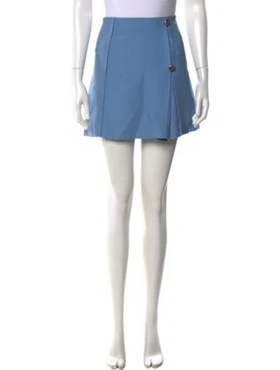 Pre-owned Miu Miu 2014 Mini Skirt In Blue