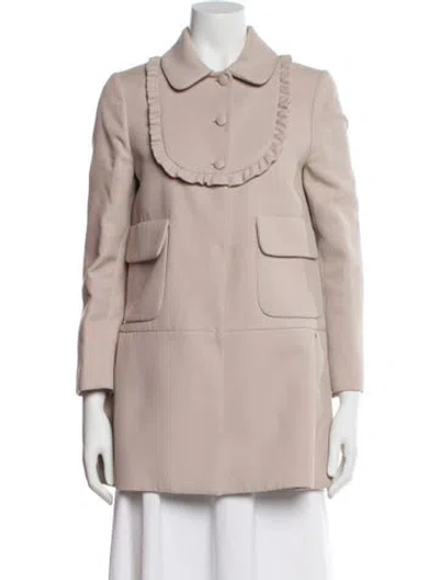 Pre-owned Miu Miu 2014 Utility Jacket In Pink