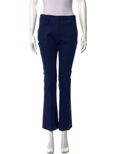 Pre-owned Miu Miu 2014 Wide Leg Pants In Blue