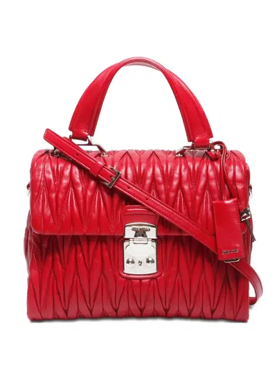 Pre-owned Miu Miu 2015-2020s Matelassé Tote Bag