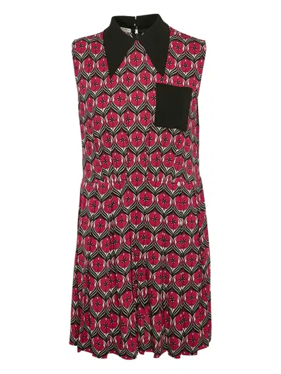 Pre-owned Miu Miu 2015 Floral Pleated Dress