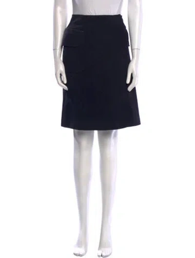 Pre-owned Miu Miu 2015 Knee-length Skirt In Black