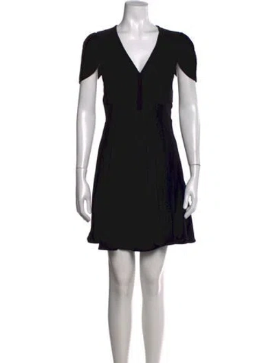 Pre-owned Miu Miu 2015 Mini Dress In Black