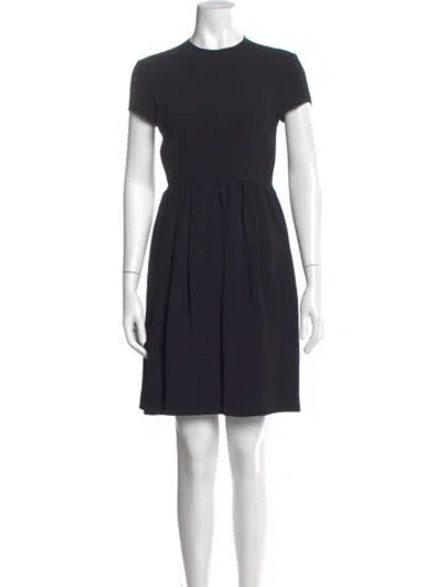 Pre-owned Miu Miu 2015 Mini Dress W/ Tags In Black