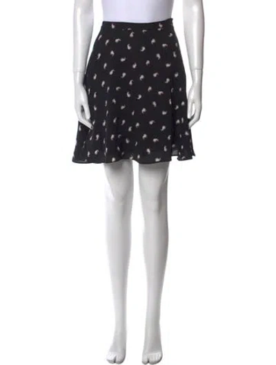 Pre-owned Miu Miu 2015 Mini Skirt In Black