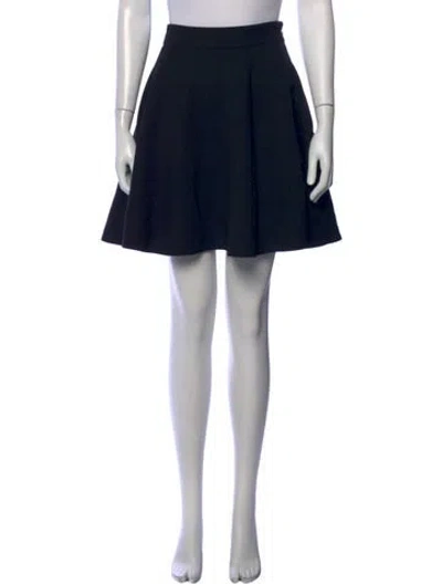 Pre-owned Miu Miu 2015 Mini Skirt In Black