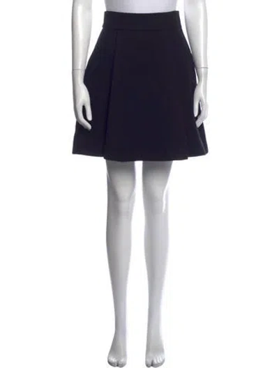 Pre-owned Miu Miu 2015 Mini Skirt In Blue