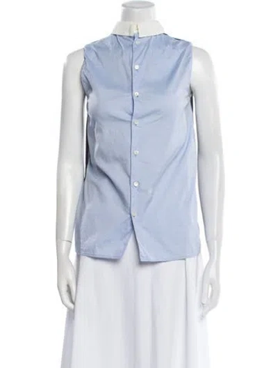 Pre-owned Miu Miu 2015 Mock Neck Tunic In Multi