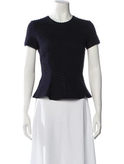 Pre-owned Miu Miu 2015 Nylon T-shirt In Blue
