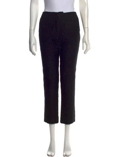 Pre-owned Miu Miu 2015 Straight Leg Pants In Black