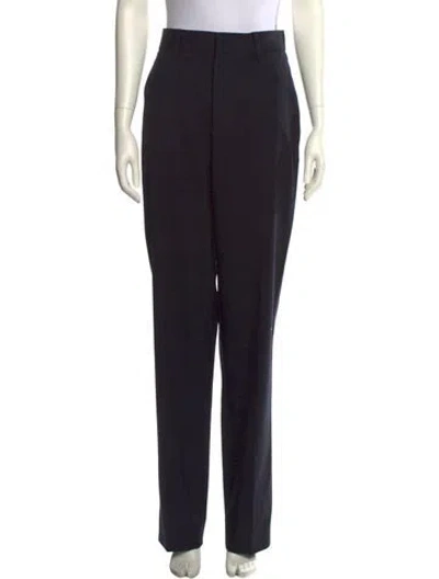 Pre-owned Miu Miu 2015 Straight Leg Pants In Blue