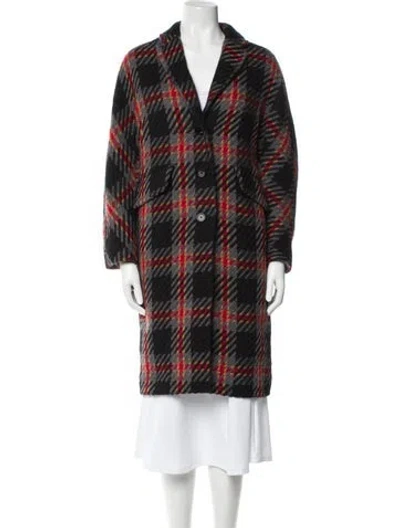 Pre-owned Miu Miu 2015 Virgin Wool Coat In Gray