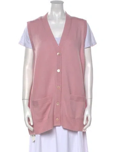 Pre-owned Miu Miu 2016 Cashmere Sweater In Pink