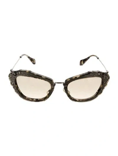 Pre-owned Miu Miu 2016 Cat-eye Sunglasses