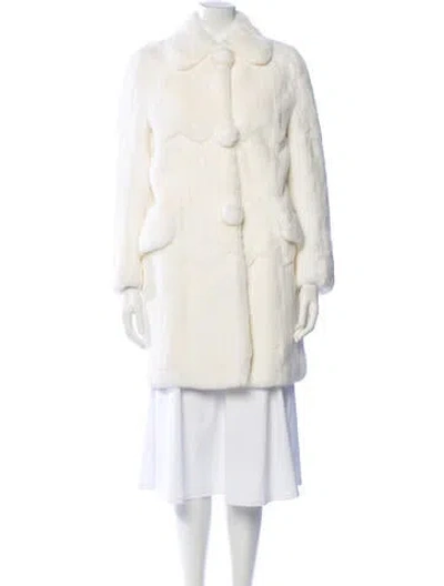 Pre-owned Miu Miu 2016 Fur Jacket In Neutral