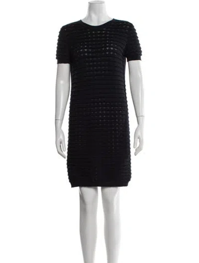 Pre-owned Miu Miu 2016 Knee-length Dress In Black
