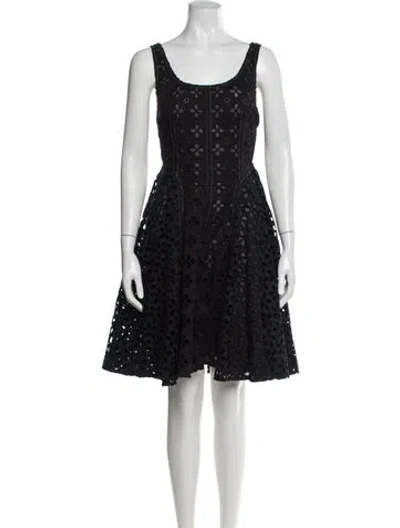 Pre-owned Miu Miu 2016 Knee-length Dress In Blue