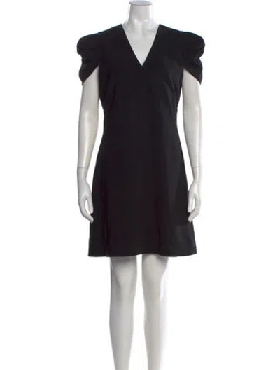 Pre-owned Miu Miu 2016 Mini Dress In Black