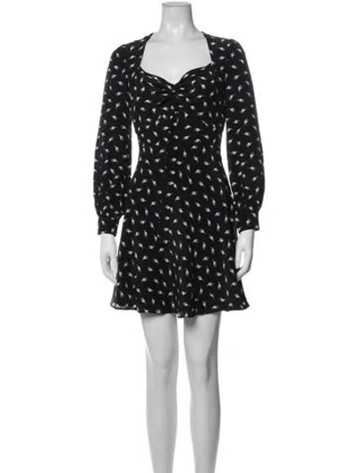 Pre-owned Miu Miu 2016 Mini Dress In Black