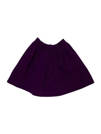 Pre-owned Miu Miu 2016 Mini Skirt In Purple