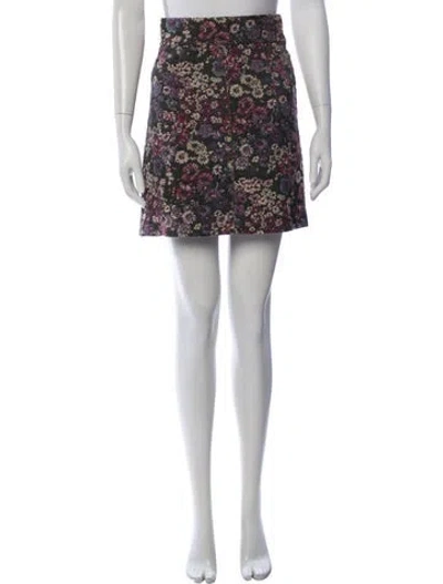 Pre-owned Miu Miu 2016 Mini Skirt In Purple
