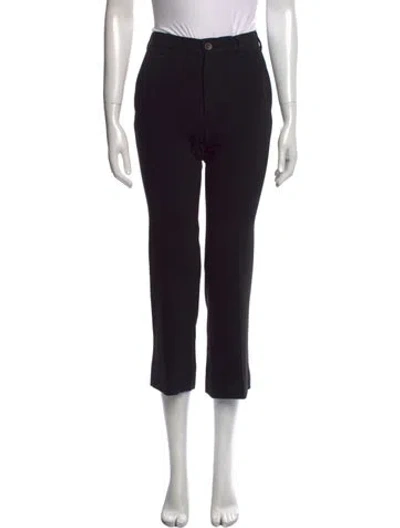 Pre-owned Miu Miu 2016 Wide Leg Pants In Black