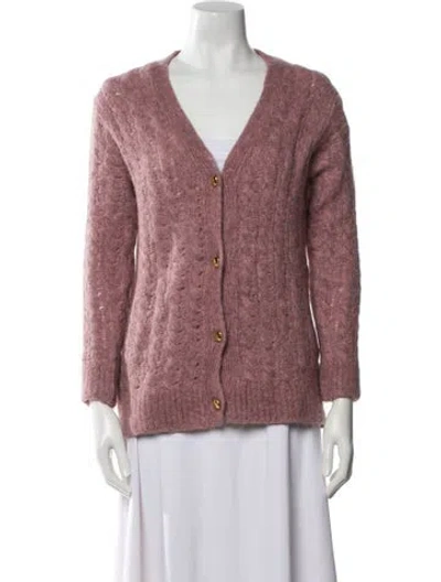 Pre-owned Miu Miu 2017 Alpaca Sweater In Pink