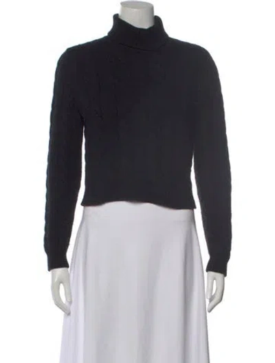 Pre-owned Miu Miu 2017 Cashmere Sweater In Black