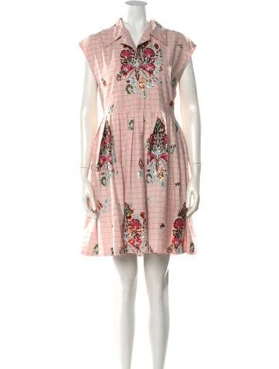Pre-owned Miu Miu 2017 Mini Dress In Pink