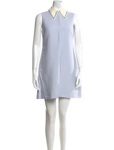 Pre-owned Miu Miu 2017 Mini Dress In Purple