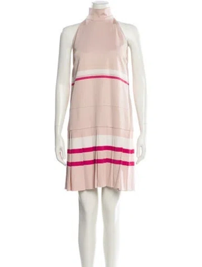 Pre-owned Miu Miu 2017 Mini Dress W/ Tags In Pink
