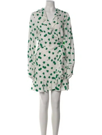 Pre-owned Miu Miu 2017 Mini Dress In White