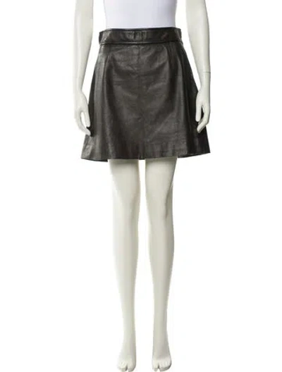 Pre-owned Miu Miu 2017 Mini Skirt In Black