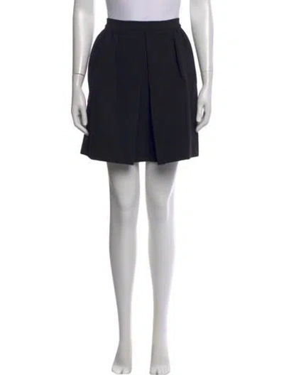 Pre-owned Miu Miu 2017 Mini Skirt In Black