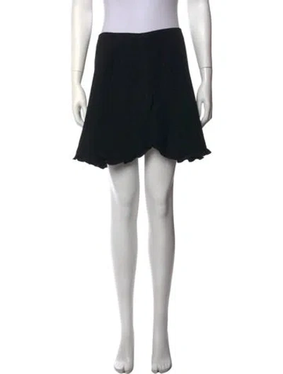 Pre-owned Miu Miu 2017 Mini Skirt In Blue