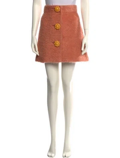 Pre-owned Miu Miu 2017 Mini Skirt In Pink
