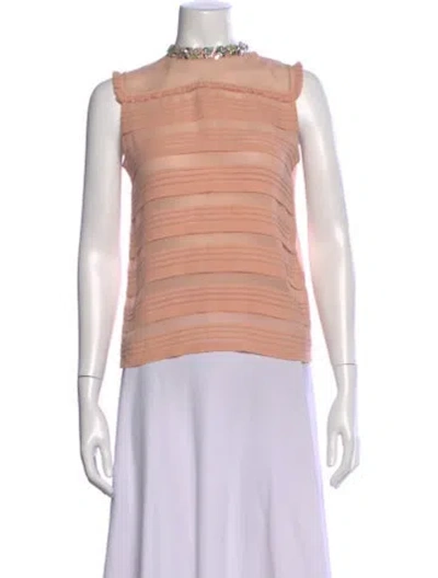 Pre-owned Miu Miu 2017 Silk Top In Pink