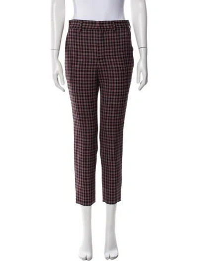 Pre-owned Miu Miu 2017 Straight Leg Pants In Black
