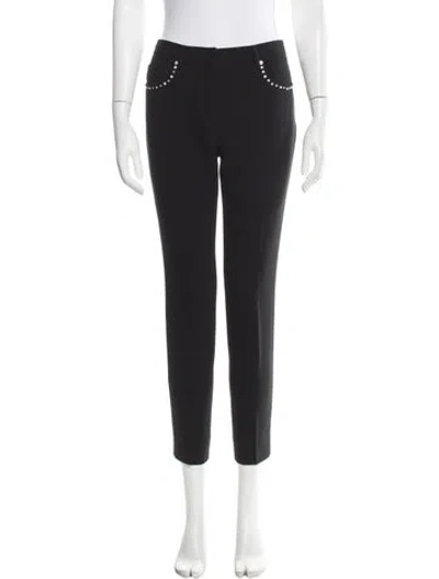 Pre-owned Miu Miu 2017 Straight Leg Pants In Blue