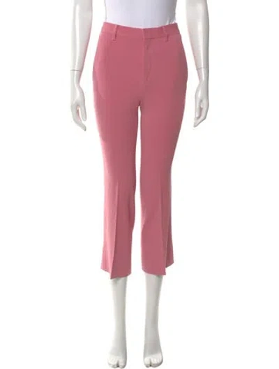 Pre-owned Miu Miu 2017 Straight Leg Pants In Pink