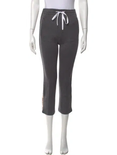 Pre-owned Miu Miu 2017 Sweatpants In Gray
