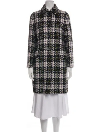 Pre-owned Miu Miu 2017 Virgin Wool Coat In Black