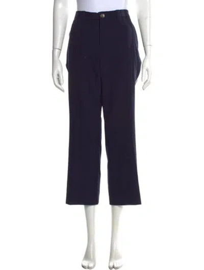 Pre-owned Miu Miu 2017 Wide Leg Pants In Black