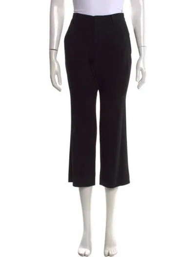 Pre-owned Miu Miu 2017 Wide Leg Pants In Black