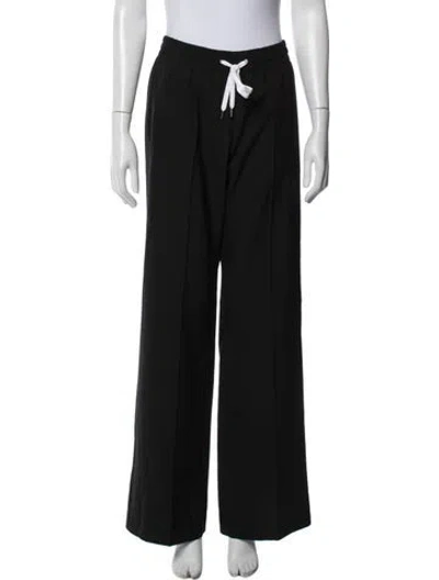 Pre-owned Miu Miu 2017 Wide Leg Pants W/ Tags In Black