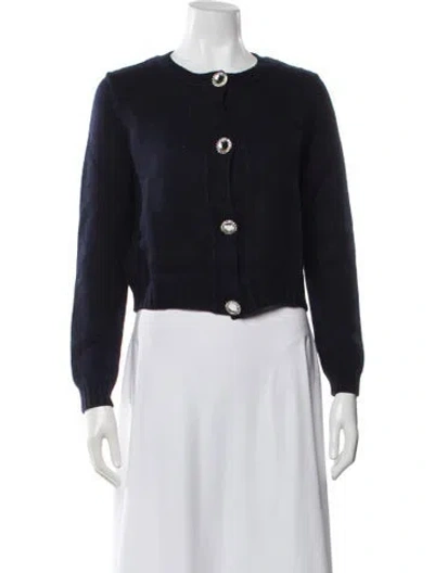 Pre-owned Miu Miu 2018 Cashmere Sweater In Blue