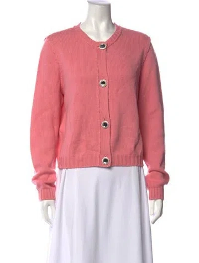 Pre-owned Miu Miu 2018 Cashmere Sweater In Pink