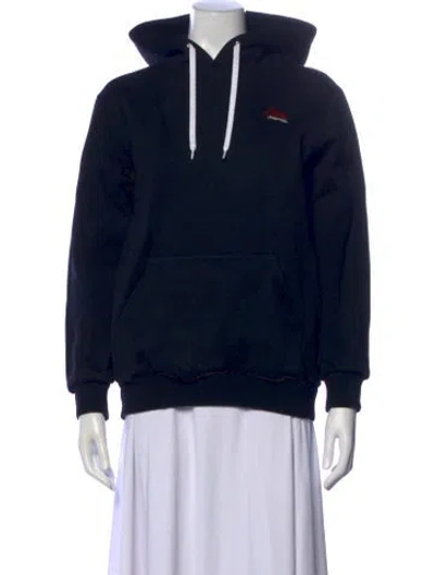 Pre-owned Miu Miu 2018 Crew Neck Hoodie In Black