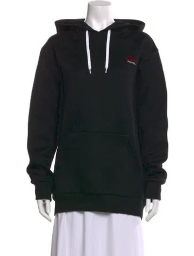 Pre-owned Miu Miu 2018 Crew Neck Hoodie In Black